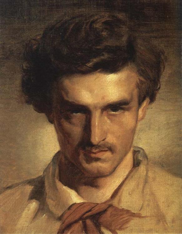 Anselm Feuerbach Self-Portrait oil painting picture